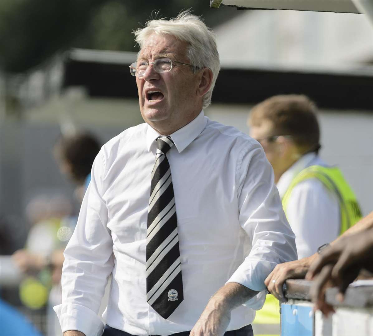 Dover manager Chris Kinnear Picture: Andy Payton