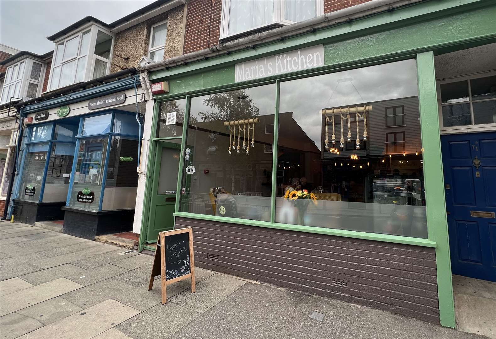 Maria's Kitchen in Station Road, Birchington - on the site of the fallen Jules bistro