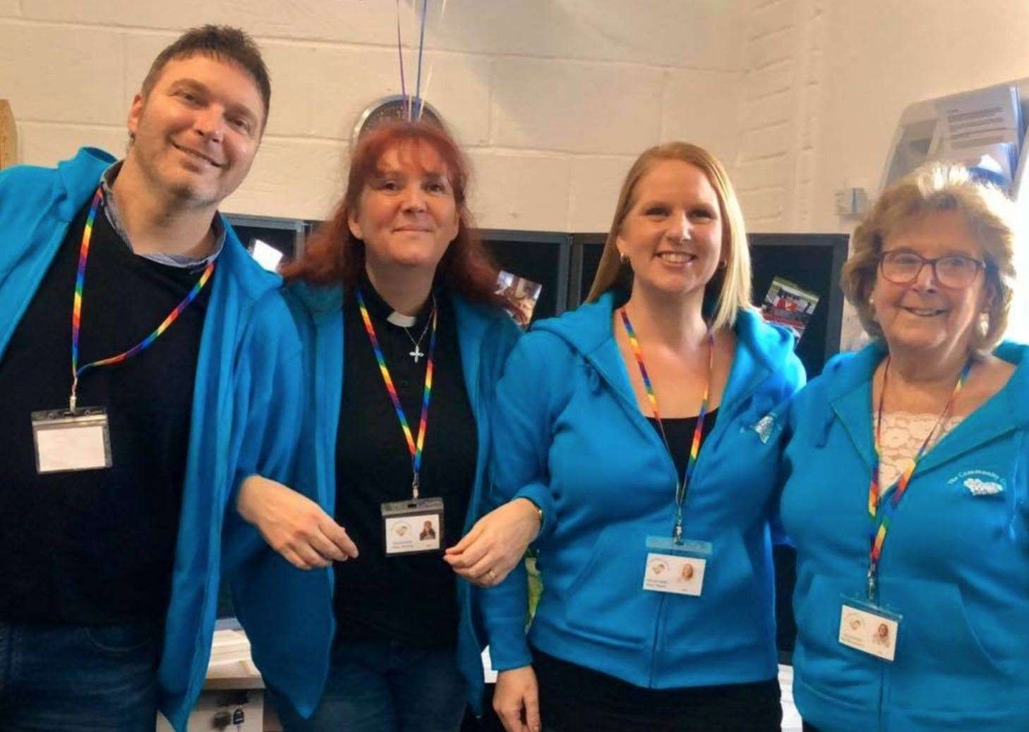 From left: Trustees consultant David Carter, of Meopham; Rev Helen Reeves, of St Peter and St Paul's Church, in Ash; Co-op worker Tracy Wood and retired business woman Veronica McGannon