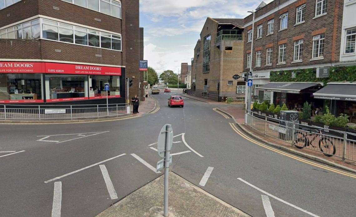 The busy Upper Grosvenor Road was set to get new pedestrian crossings under the plans. Picture: Google