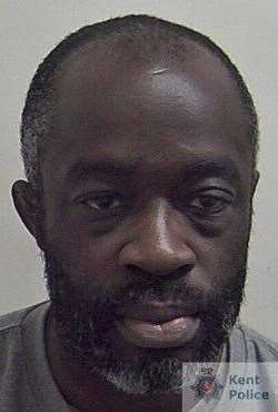 Kojo O'Hene was jailed for stabbing his victim with a Rambo knife seven times in Tunbridge Wells. Picture: Kent Police