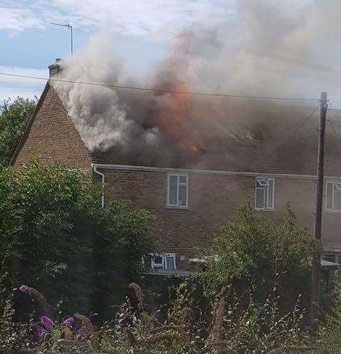 The family's possessions have been destroyed by smoke and water damage