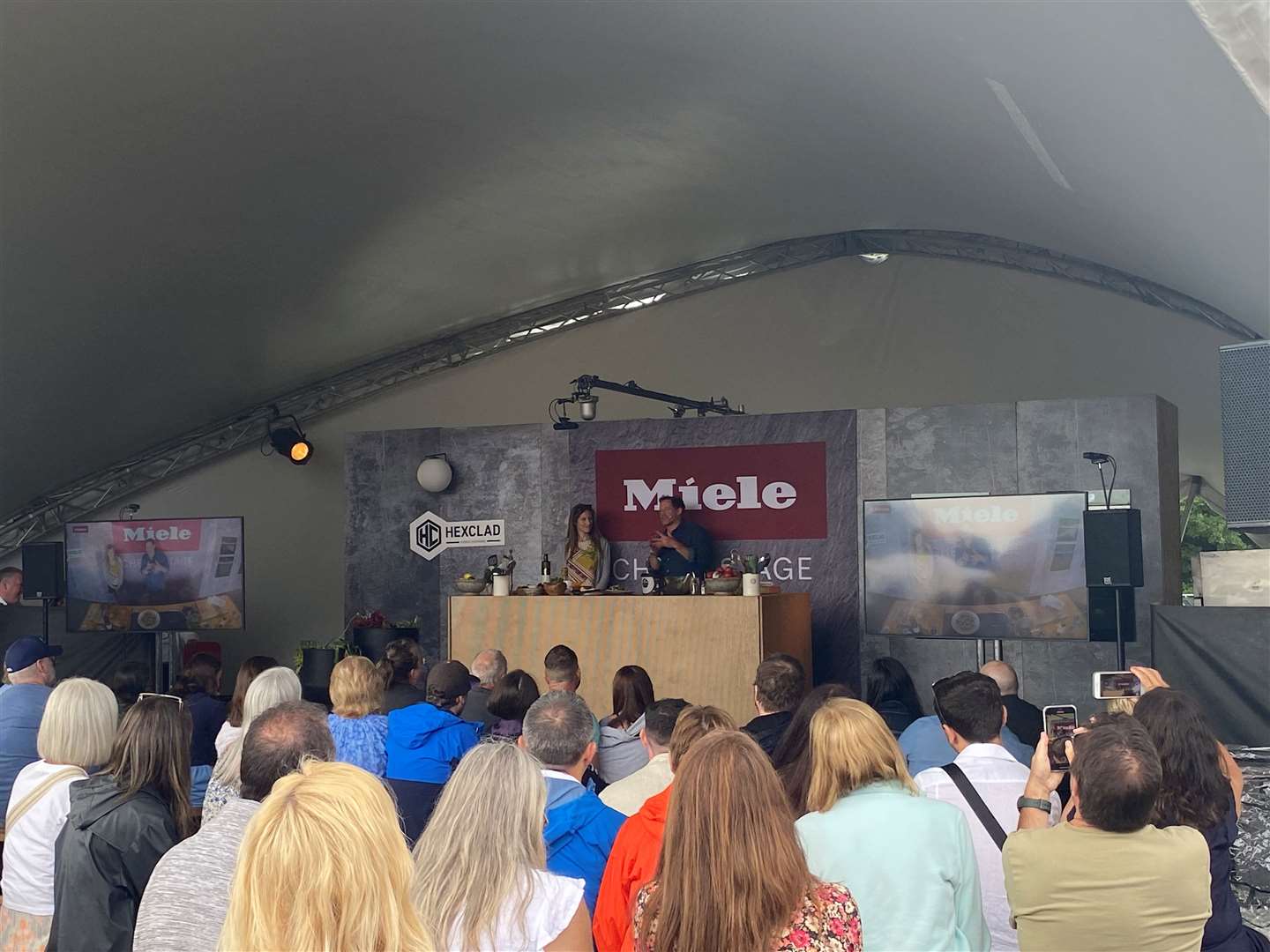 Matt Tebbutt was one of the chefs who hosted a Q&A session and cooking demo