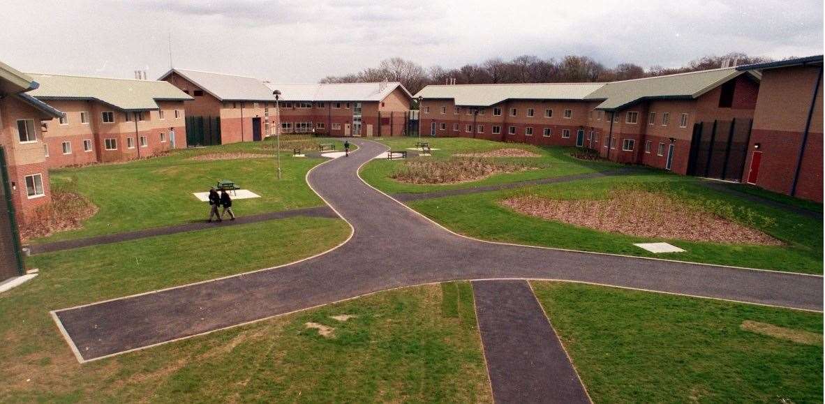 Aerial shot of the old Medway Secure Training Centre