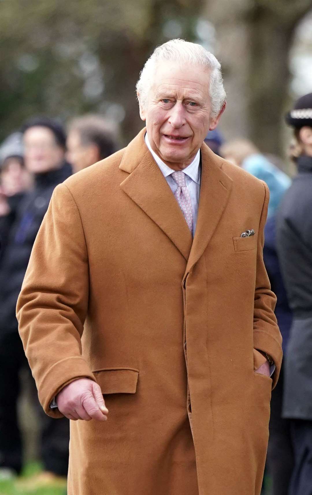 The King’s teddy bear was his constant companion when he was a boy (Joe Giddens/PA)