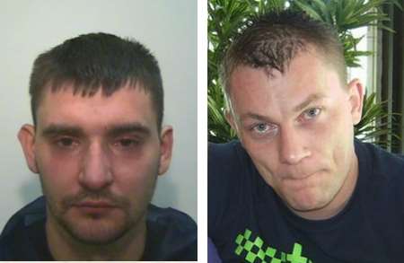 Arron Ward left has been jailed for nine years for killing dad-of-two Eddie Worton