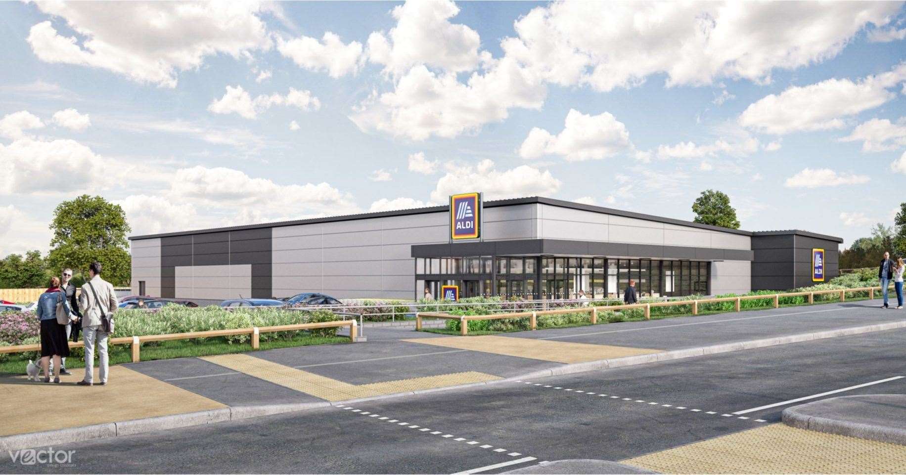 Aldi reveals plans for supermarket in Canterbury Road, Ashford