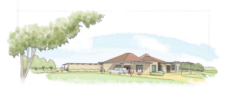 An artist's impression of the new crematorium