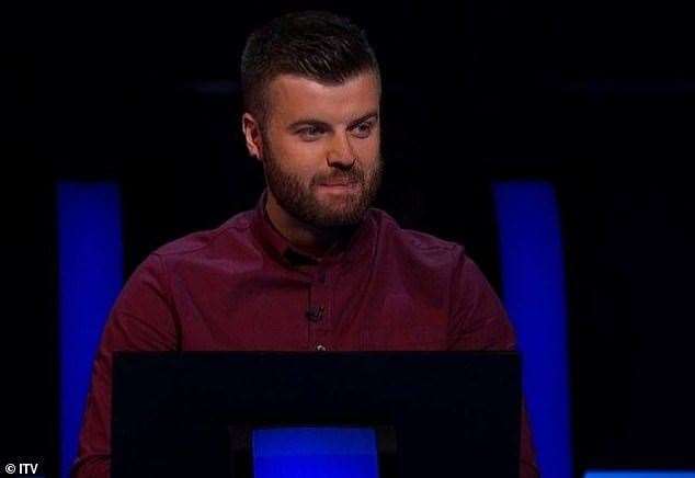 Dylan Price, from Margate, won £125,000 on ITV's 'Who Wants to be a Millionaire?' Picture: ITV