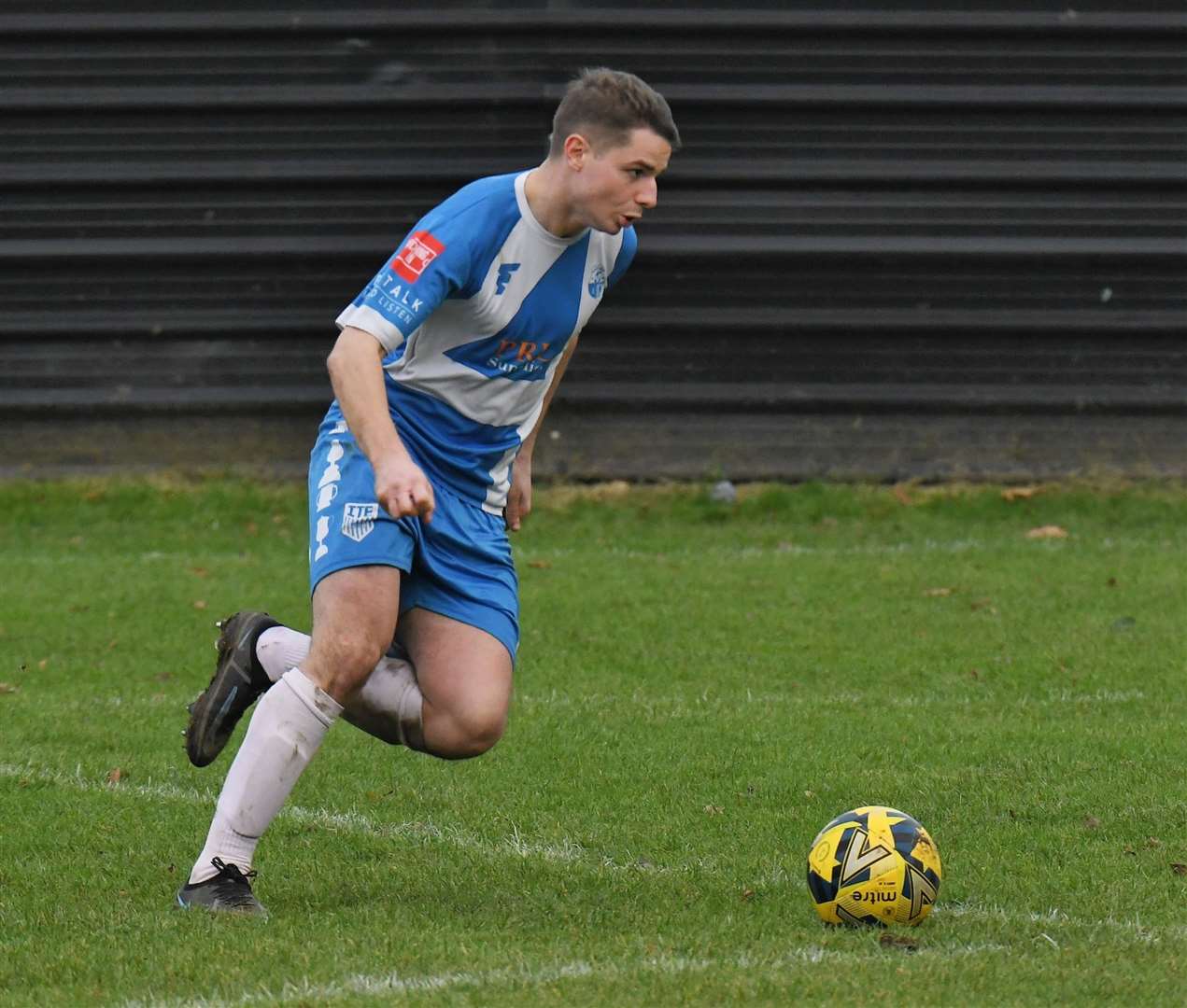 Sheppey striker Jake Embery in action at Sittingbourne. Picture: Marc Richards