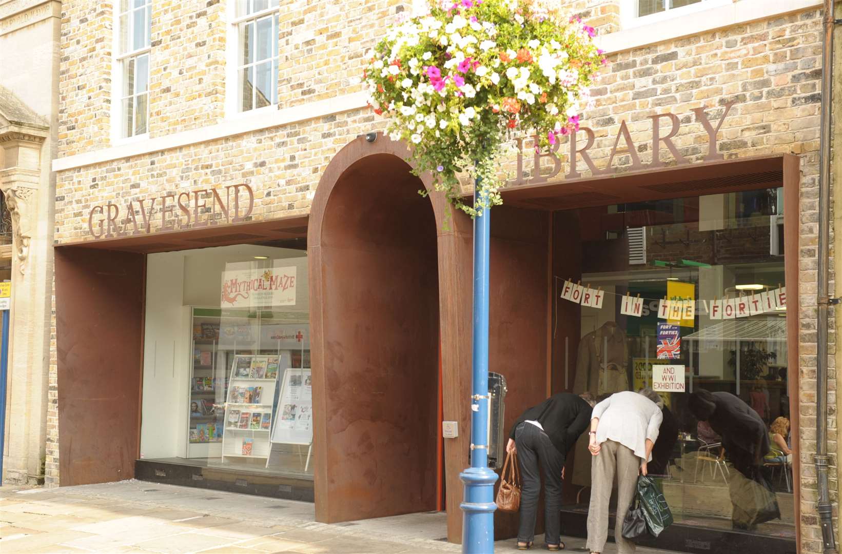 Gravesend library. Picture: Steve Crispe