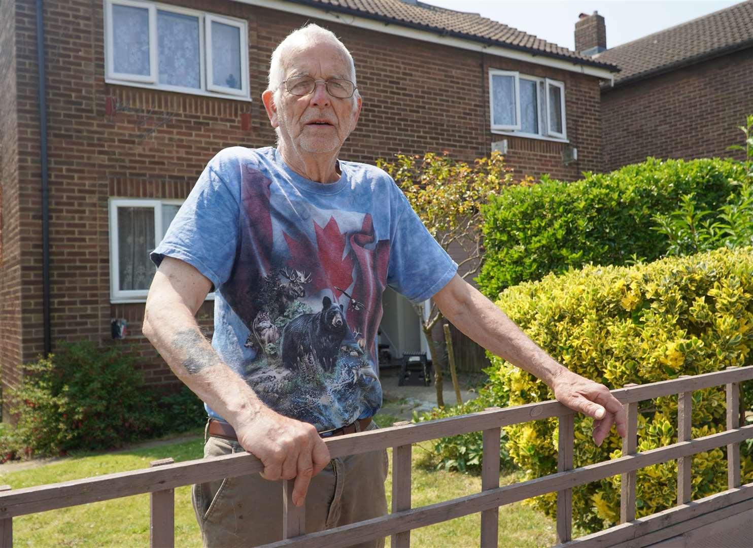 Bruch Stitchbury, 80, is concerned about the lorries