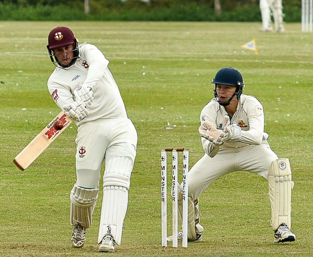 Minster's Kai Appleby scored 66 against Lordswood. Picture: Tony Jones