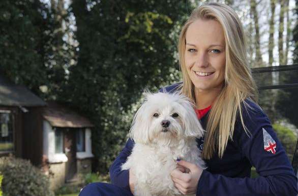 Charlotte Evans relaxes at her Chatham home