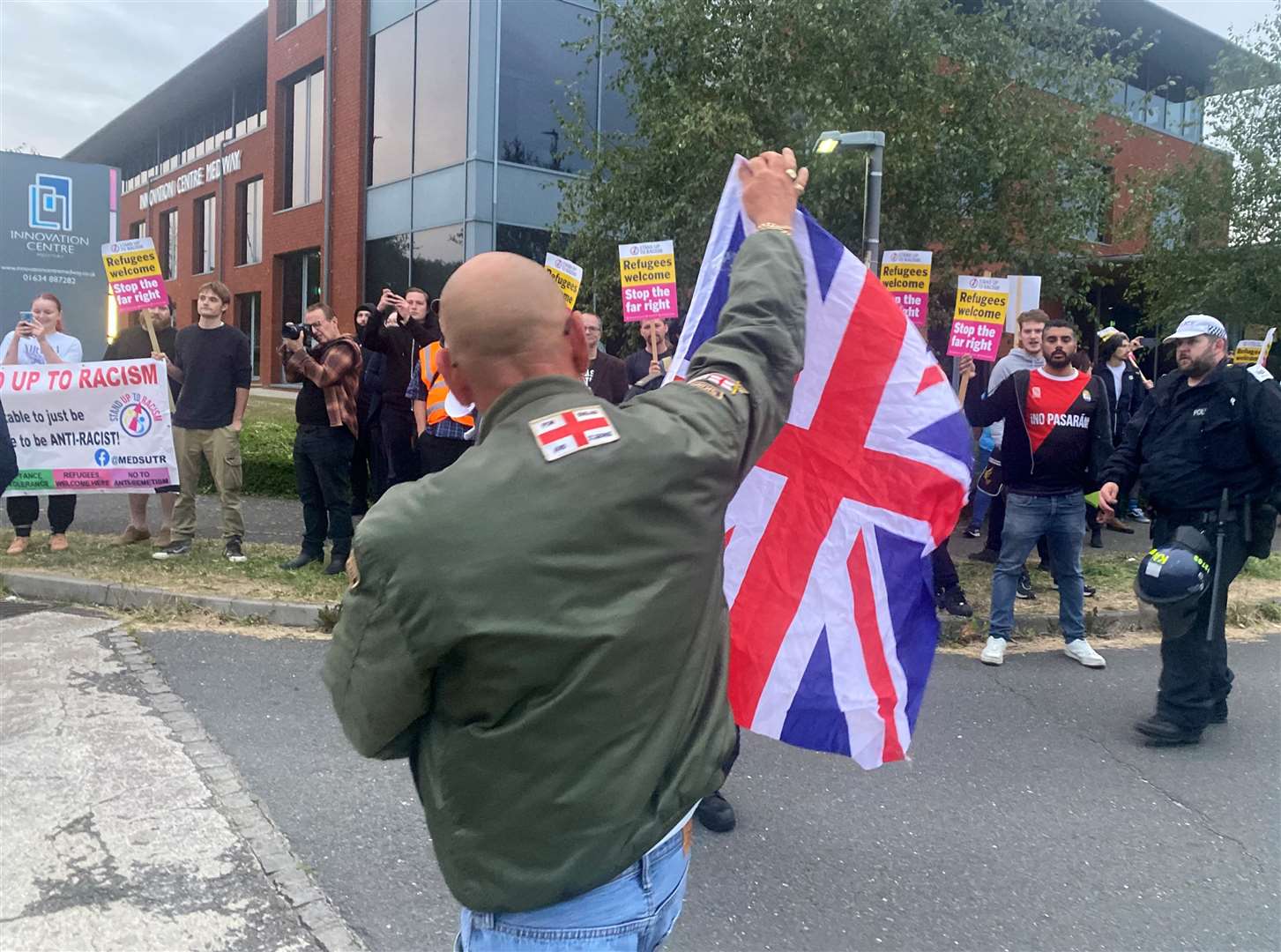 Protests in Chatham earlier this month