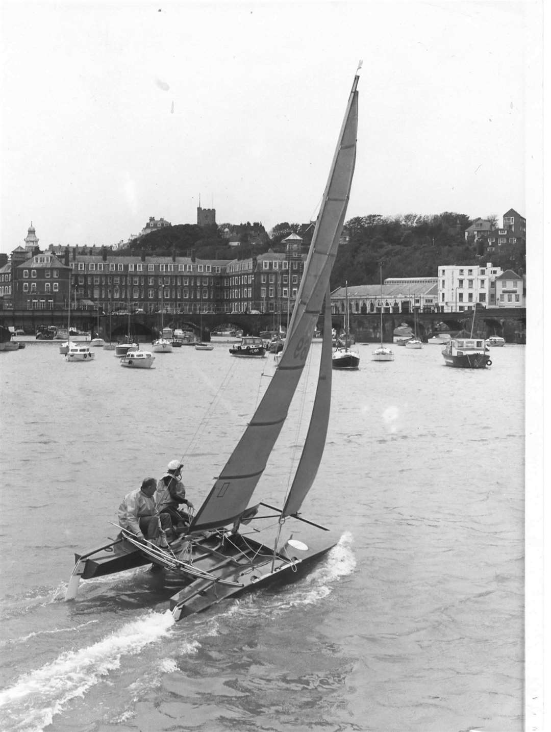 Folkestone Harbour pictured in October 1968