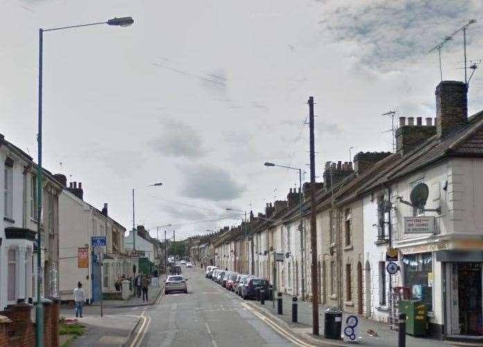 Police were called to a disturbance reportedly involving four people in Richmond Road, Gillingham. Photo: Google