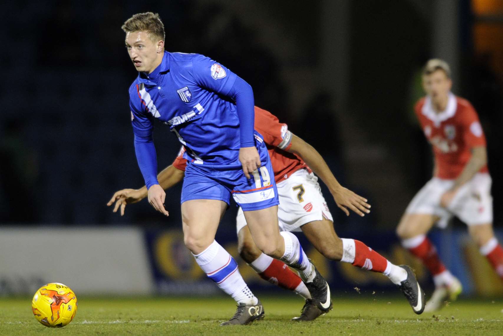 Gillingham striker Luke Norris Picture: Barry Goodwin