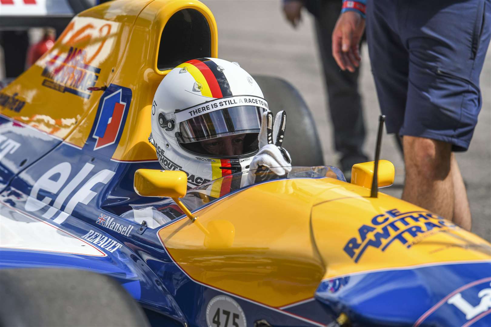 Sebastian Vettel at the Goodwood Festival of Speed in 2023 (John Nguyen/PA)