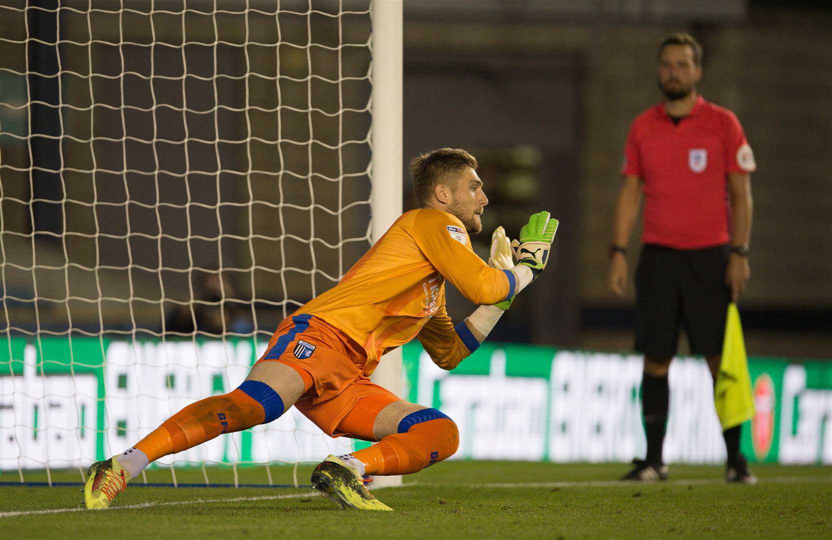 Tomas Holy's best efforts in the penalty shoot-out were in vain Picture: Ady Kerry