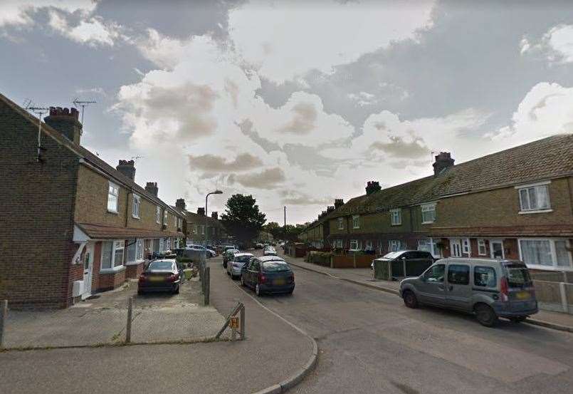 The incident happened in Norman Road, Broadstairs, this morning. Picture: Google Street View