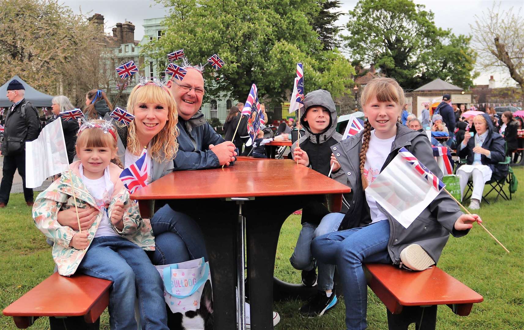 People had picnics and there was food and drink stalls. Picture: Rachel Evans