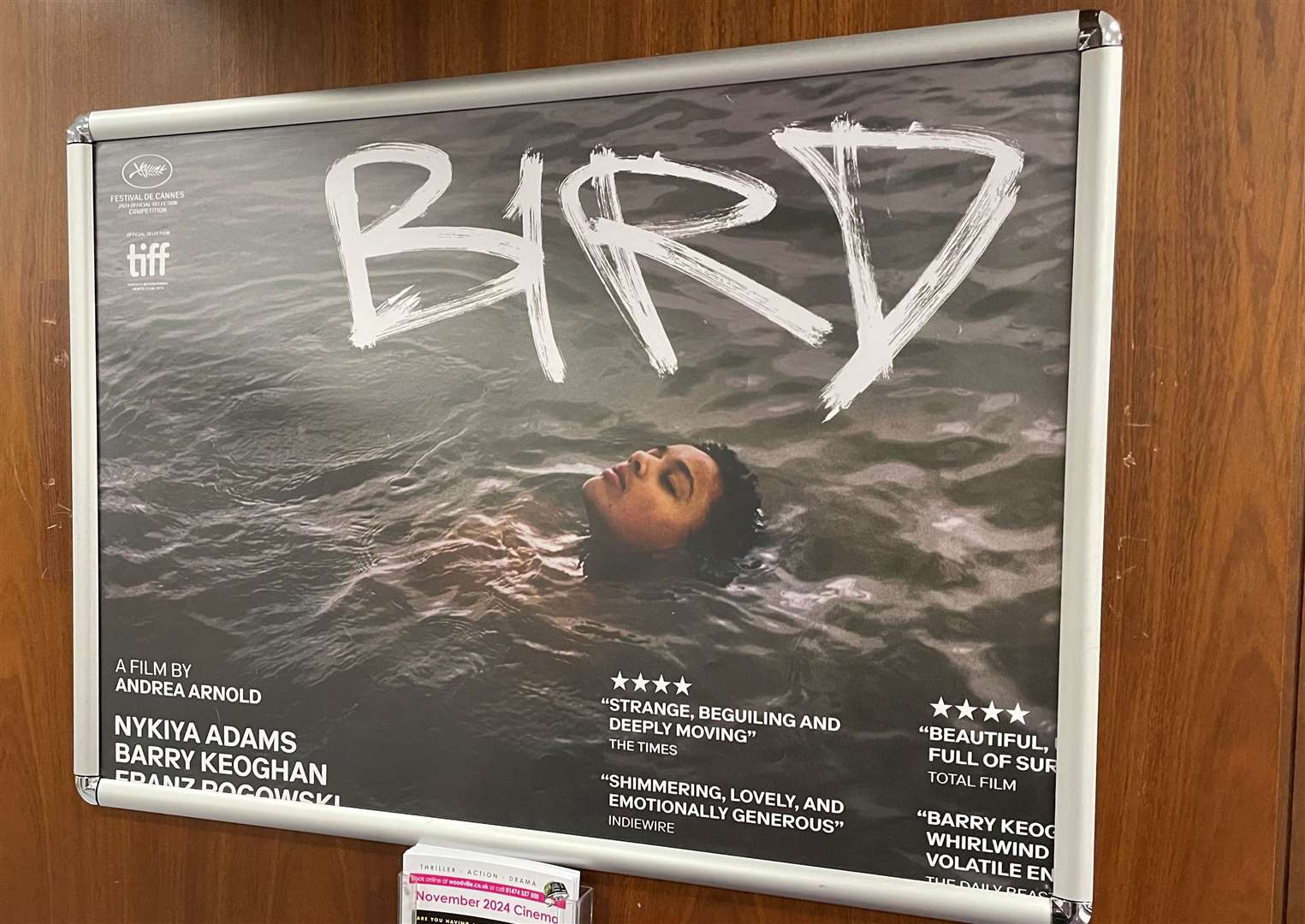 Bird was shown at the Woodville cinema where a scene was also shot