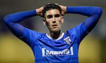 Conor Wilkinson has left Gillingham to join Dagenham. Picture: Ady Kerry