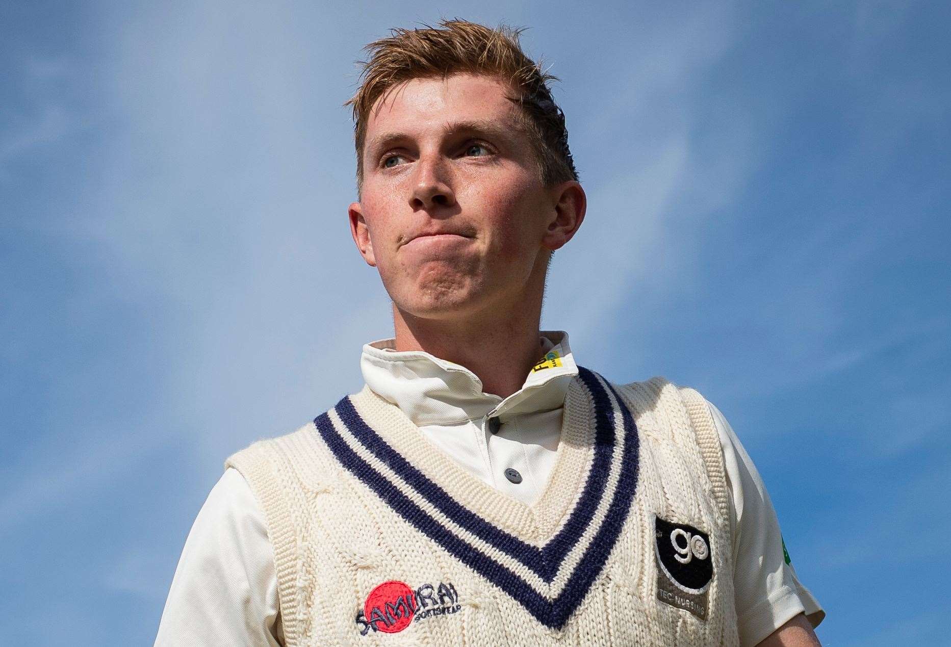 Zak Crawley - will resume day three unbeaten on 60 against Lancashire. Picture: Ady Kerry