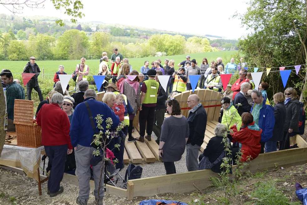 Catha's Seat offers beautiful views of the Kent countryside