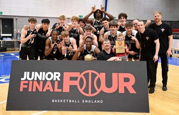 Led by Tim Oboh, Canterbury Academy Crusaders beat London United to junior national championship glory. Picture: Mansoor Ahmed