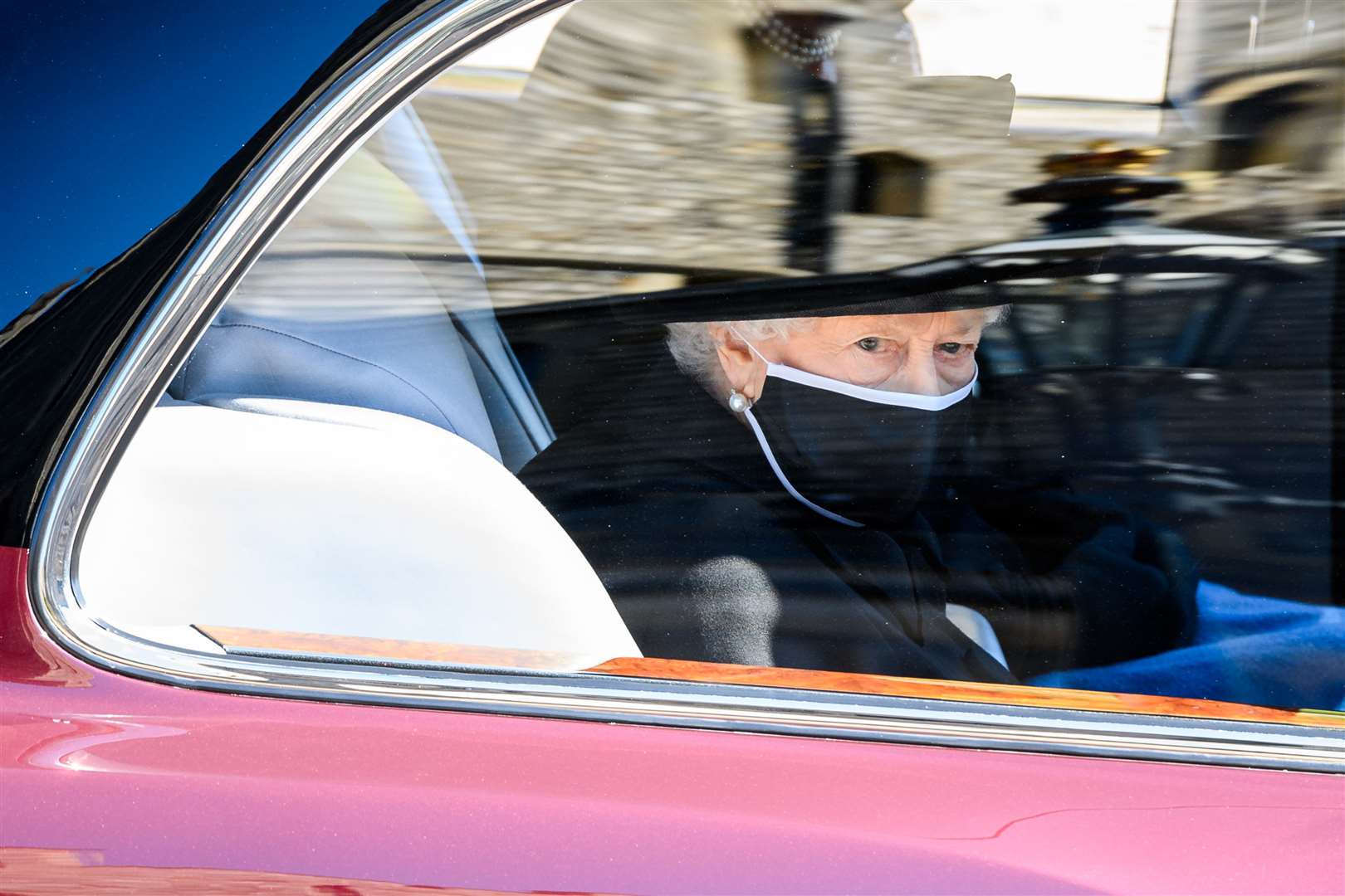 The Queen on the day of Philip’s funeral (Leon Neal/PA)