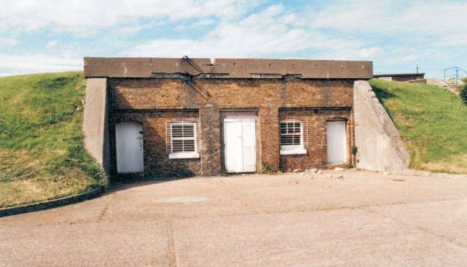 The entrance to the former Barton's Point Battery in Sheerness still stands. Picture: English Heritage