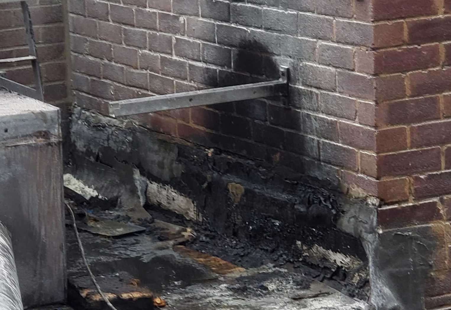 Damage after a fire at Fireaway in Dartford. Picture: Sezgin Akçelik