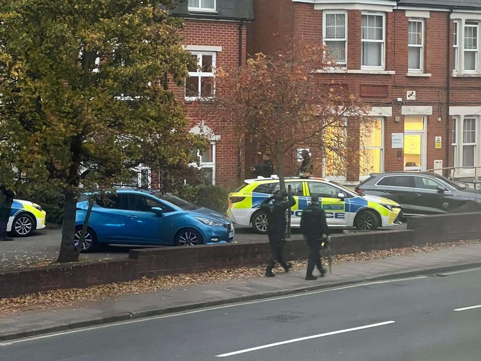 Police were called Plaistow Lane in Bromley after reports of a man breaking windows at a premises. Picture: Benny Erhahon