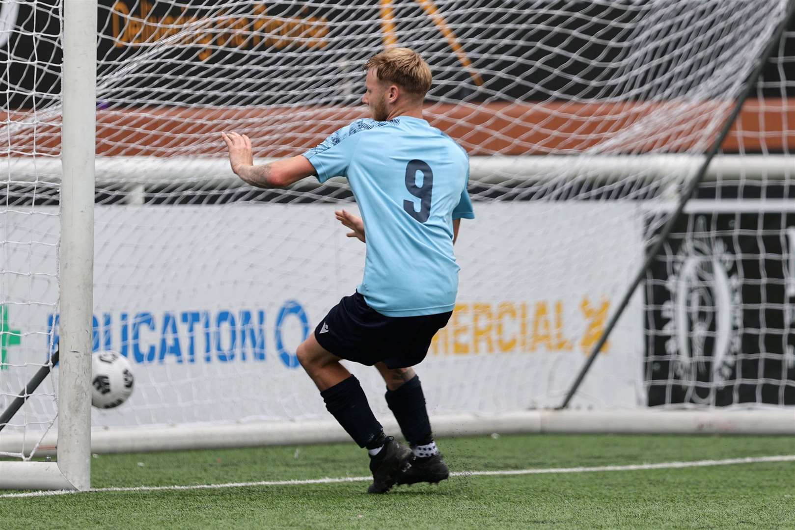 Brylee Darcy scores one of Dover Rangers' goals. Picture: PSP Images