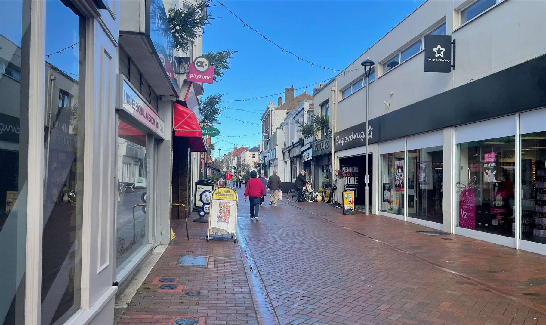 The south stretch of the high street is already pedestrianised