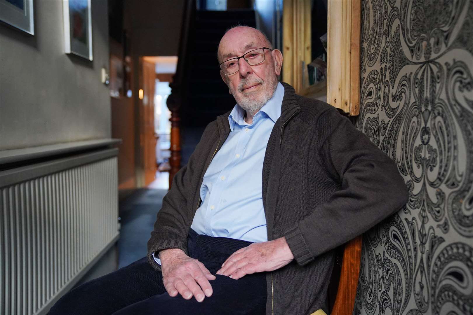 Holocaust survivor, John Dobai at his home in London (Jonathan Brady/PA)