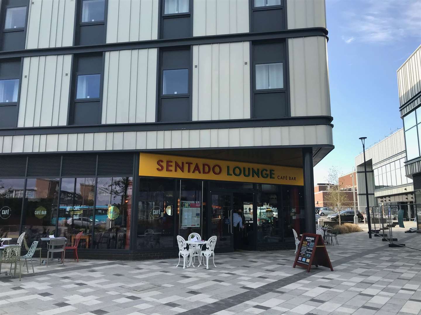 The Sentado Lounge café bar is the first eatery to open in Sittingbourne's Bourne Place leisure quarter