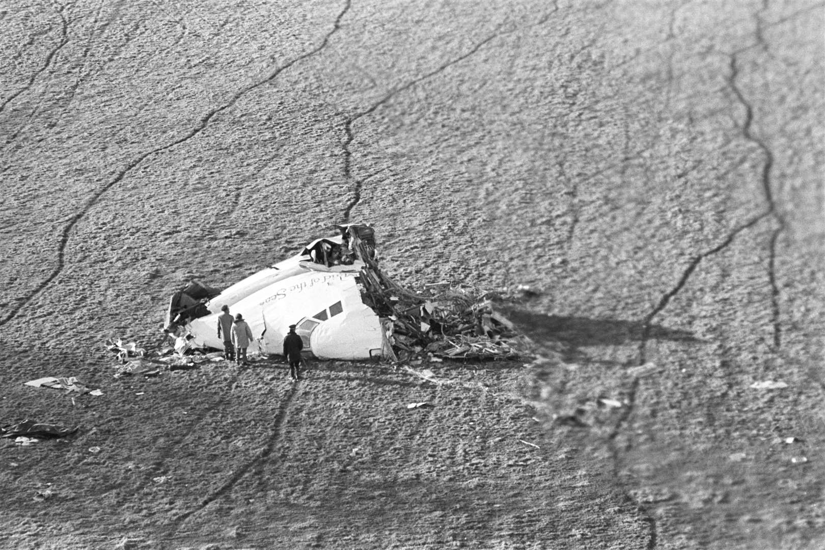 The cockpit section of Pan Am Flight 103 (PA)