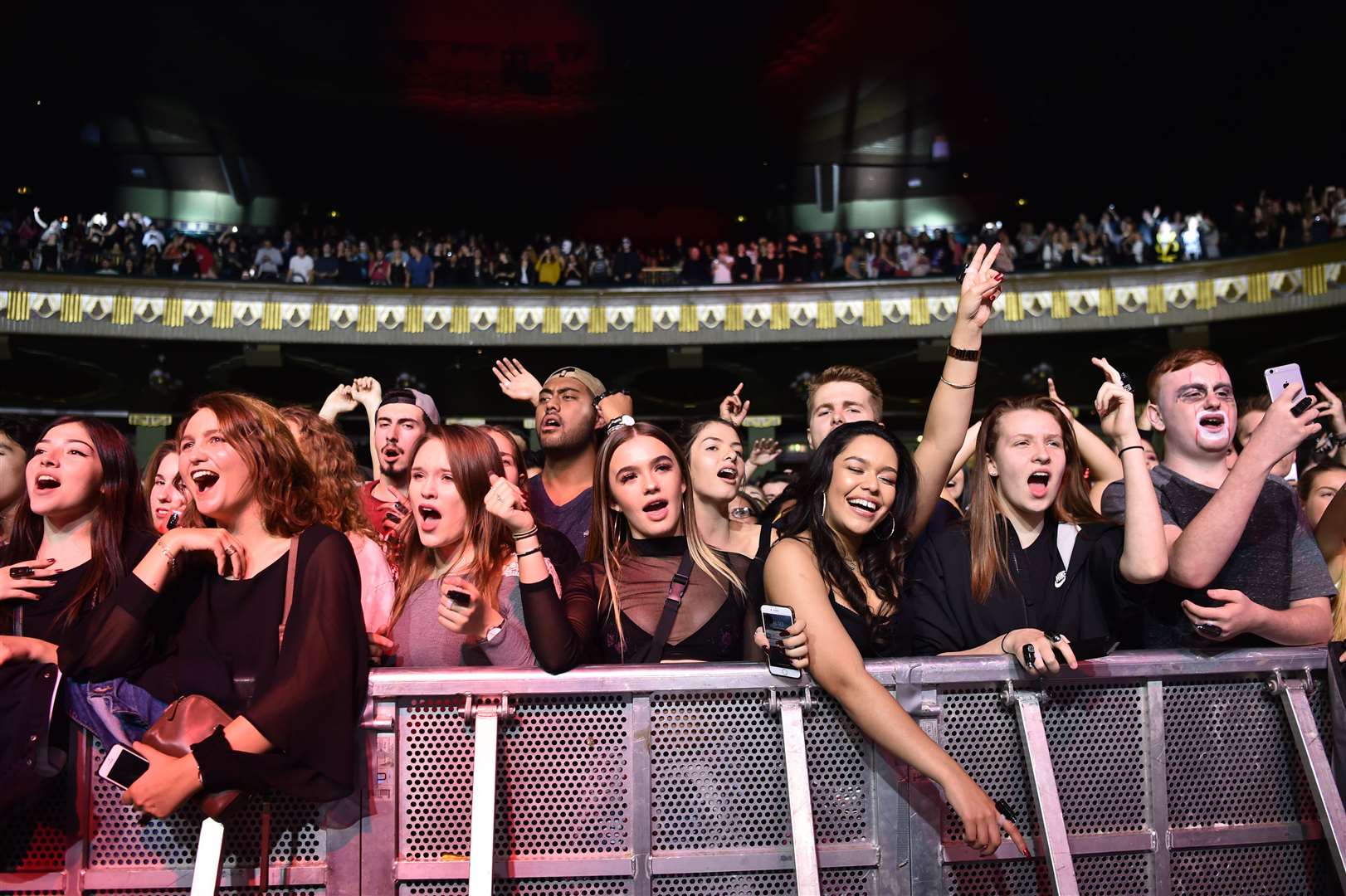 Fans at a concert (Matt Crossick/PA)