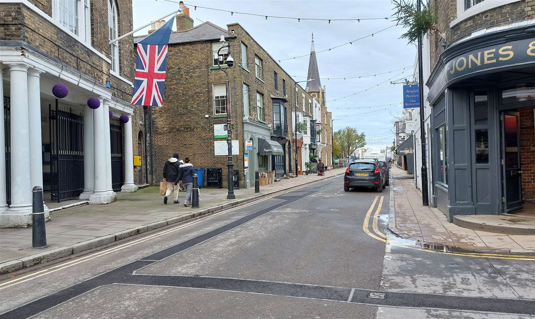 The north stretch of Deal high street between Stanhope Road and Union Road