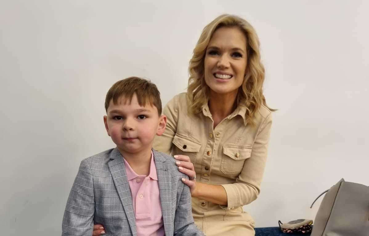 Tony with his friend, presenter Charlotte Hawkins Picture: Paula Hudgell