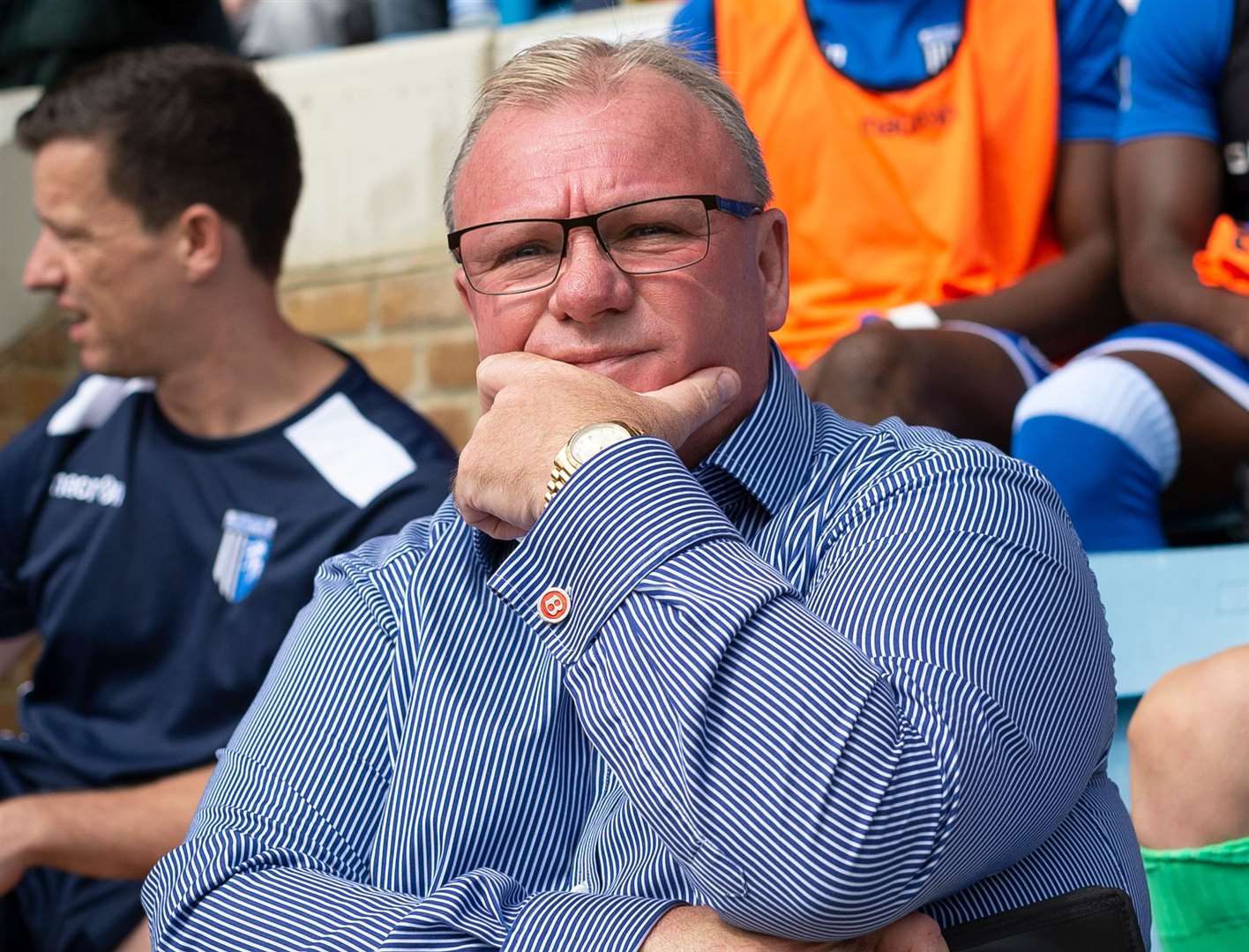 Gillingham manager Steve Evans has not finished in the transfer market Picture: Ady Kerry