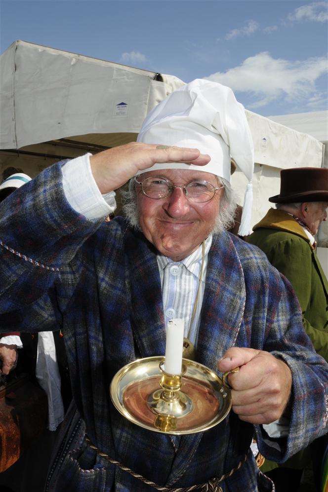 Peter Sales as Scrooge at last year's Broadstairs Dickens Week