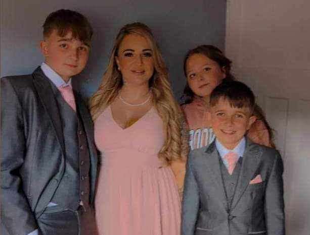 Dover mum Limara Slade is worried for the safety of her three children. Picture: Limara Slade