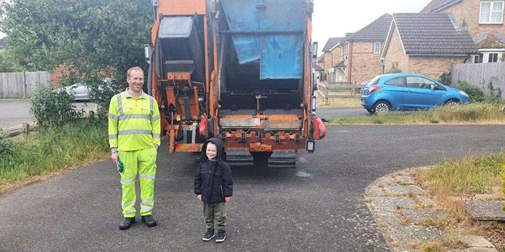 Charlie Losada with crew member Andrew