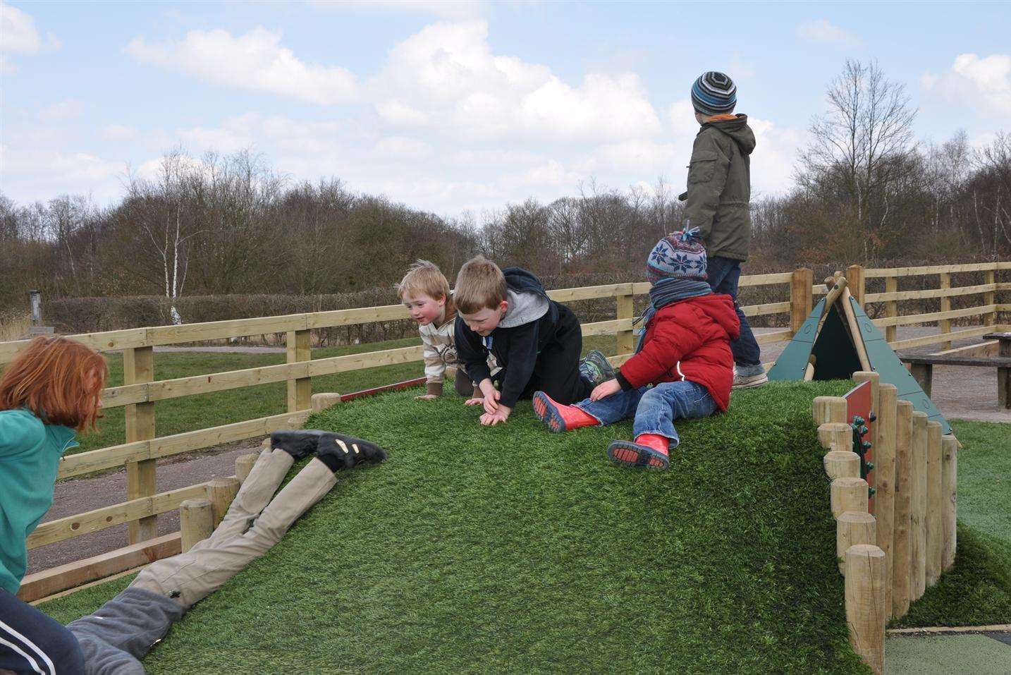 Children playing at Shorne Woods Country Park