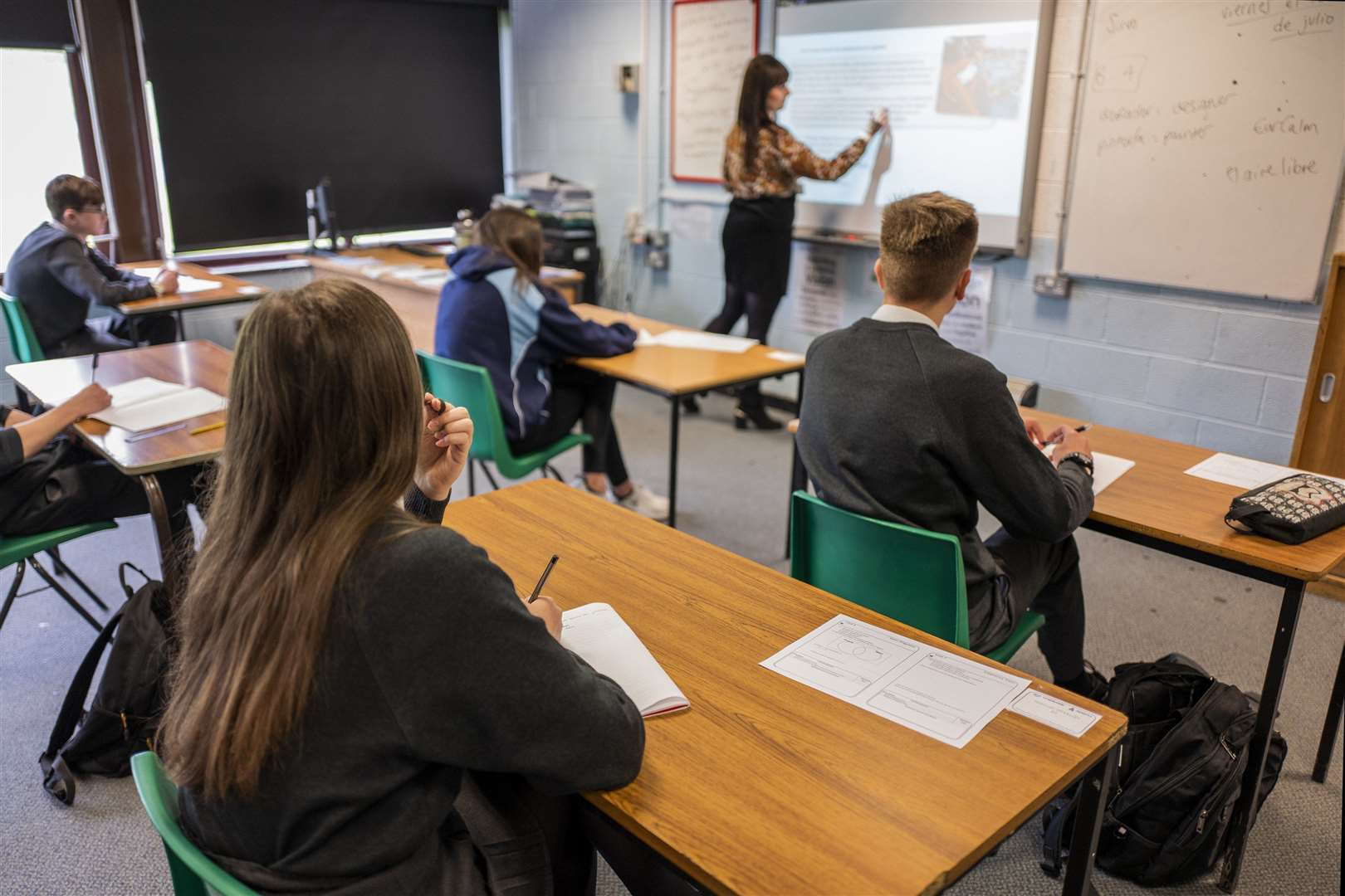 WARM WELCOME: Children will be socially distanced in the classroom