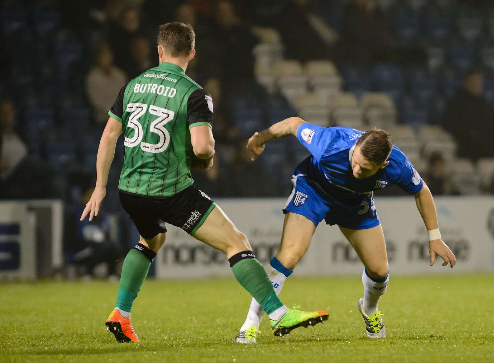 Mark Byrne in action for the Gills Picture: Andy Payton